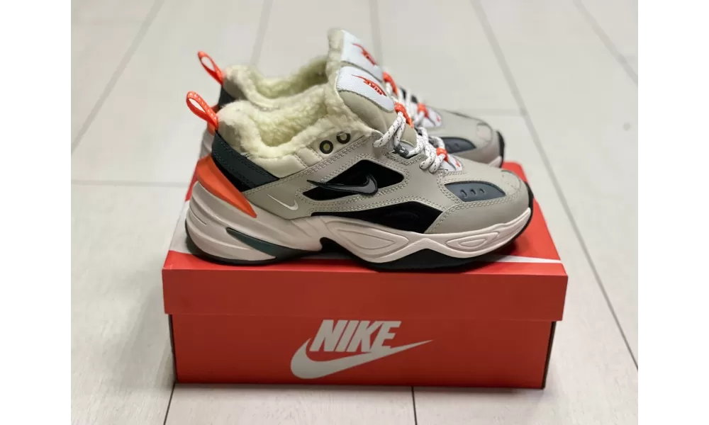 Nike air monarch clearance orange